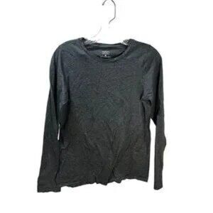 DRESSBARN Long Sleeve Gray Crewneck Shirt Medium‎